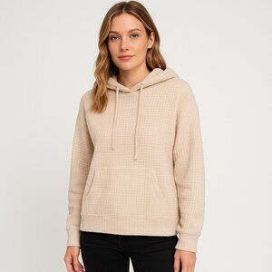 Women's Brown Hoodie Top Size M